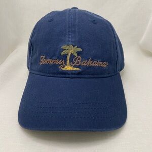 NWT Tommy Bahama Blue Cap with Gold Embroidery